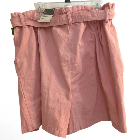 3X George 100% Cotton Paperbag Shorts - Picture 4 of 16